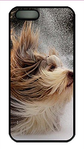 8934869295937 - IPHONE SE CASE, IPHONE 5 5S CASES PC BEARDED COLLIE CUSTOMIZE HARD PLASTIC SLIM CASE FOR IPHONE SE/5/5S BLACK (4 INCH)