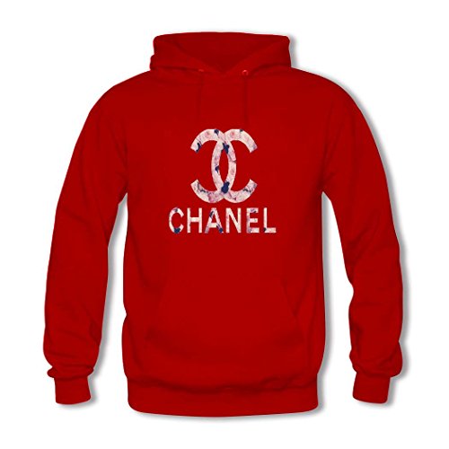 8935475791646 - CHANEL LOGO BOYS' AND GIRLS' LIGHTWEIGHT PULLOVER HOODIE SWEATSHIRTS SMALL 14-16T RED