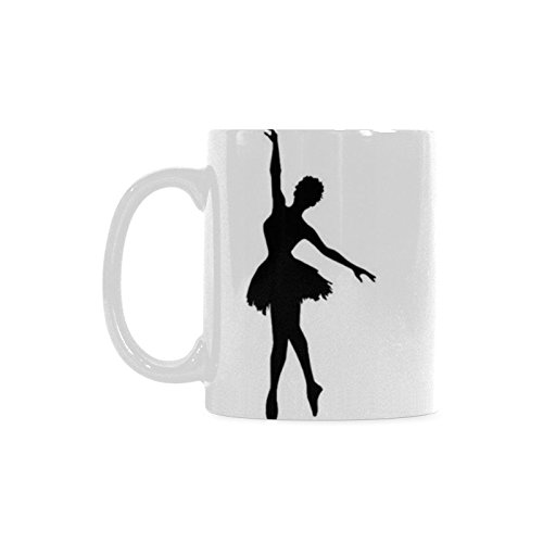 8938228153418 - BALLET DANCER SILHOUETTE PERSONALIZED FUNNY HEALTHY CERAMIC CLASSICAL WHITE MUG, COFFEE,WATER,TEA CUP FOR WOMEN/MEN