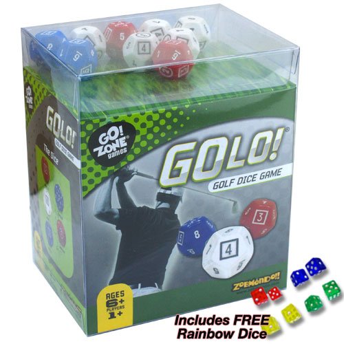 0893969967923 - GOLO DICE GAME - TRAVEL EDITION. PLUS FREE RAINBOW DICE!