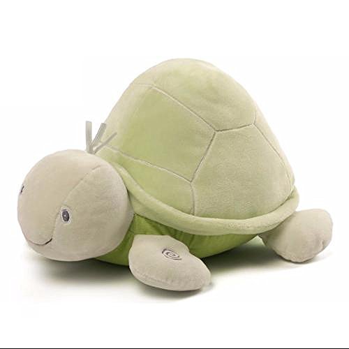8944444240023 - 12 SLEEPY SEAS PLUSH AND PORTABLE SOOTHING SOUNDS AND LIGHTED BABY GREEN TURTLE TOY