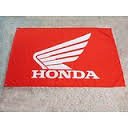 8949560212916 - HONDA MOTORCROSS RED WING FLAG BANNER 3' X 5' A/S