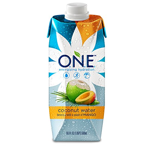 0894991001876 - O.N.E. COCONUT WATER WITH A SPLASH OF MANGO, 16.9 OUNCE (PACK OF 12)