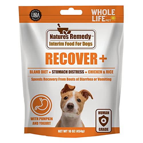 0895777000878 - WHOLE LIFE PET PRODUCTS RECOVER PLUS FREEZE DRIED HUMAN GRADE CHICKEN & RICE WITH PUMPKIN & YOGURT, NUTRITIOUS BLAND DIET, DIARRHEA, VOMITING, DIGESTIVE DISTRESS FOR DOGS 16OZ