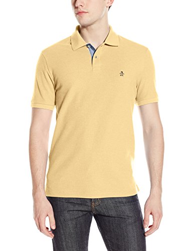 0089603716235 - ORIGINAL PENGUIN MEN'S DADDY-O CLASSIC FIT PIQUE POLO SHIRT, FRENCH VANILLA, LARGE