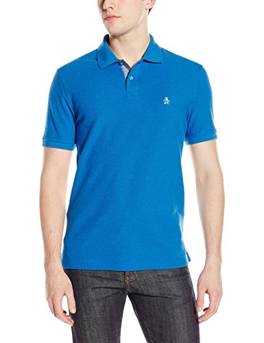 0089603778943 - ORIGINAL PENGUIN MEN'S BIG-TALL DADDY-O CLASSIC FIT PIQUE POLO SHIRT, DIRECTORIES BLUE, X-LARGE/TALL