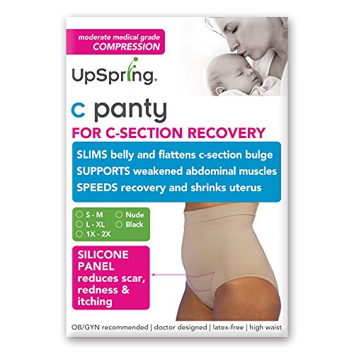 0896785002403 - C-PANTY HIGH WAIST INCISION CARE C-SECTION PANTY 1X/2X BLACK