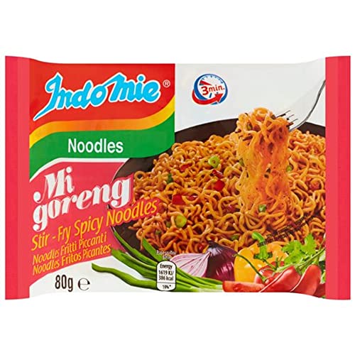 0089686179903 - INDO MIE MI GORENG INSTANT NOODLE, HOT AND SPICY, 2.82 OUNCE (PACK OF 30)