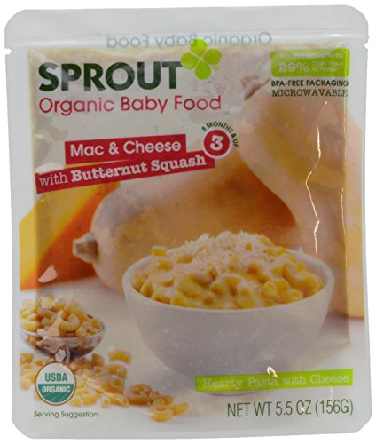 0897415002282 - ORGANIC BABY FOOD 3 ADVANCED MEALS WITH TEXTURE BUTTERNUT SQUASH MACARONI & CHEESE