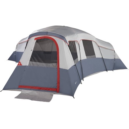 0897454002144 - OZARK TRAIL 20-PERSON 4-ROOM CABIN TENT WITH 3 SEPARATE ENTRANCES
