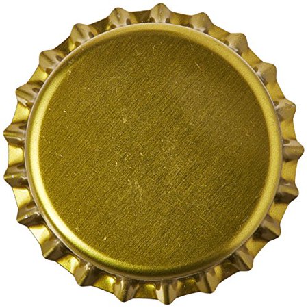 0897542042700 - HOME BREW OHIO PI-0V33-JSZX GOLD CROWN BOTTLE CAPS (PACK OF 144)