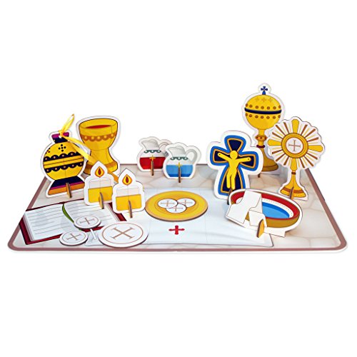 0897757002872 - CHILDRENS MY POP-OUT MASS DURABLE CARDBOARD EDUCATIONAL TABLE TOP 14 PIECE SET
