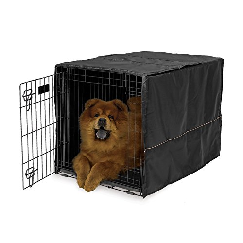 0897786519402 - MIDWEST QUIET TIME CRATE COVER BLACK POLYESTER 36 X 23.5 X 24