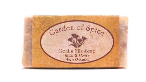0897835001070 - GARDEN OF SPICE GOATS MILK SOAP - MILK & HONEY WITH OATMEAL