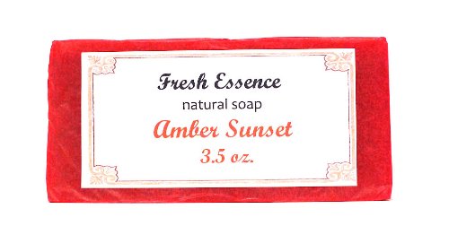 0897835001551 - FRESH ESSENCE NATURAL SOAP - AMBER SUNSET