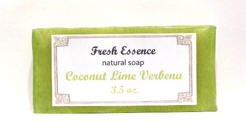 0897835001582 - FRESH ESSENCE NATURAL SOAP - COCONUT LIME VERBENA