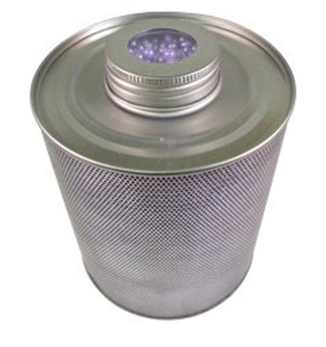 0898026002685 - AROMA DRI 750GM LAVENDER SCENTED SILICA GEL STEEL CANISTER