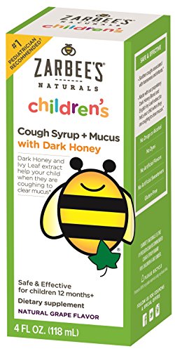 8981150525419 - ZARBEE'S NATURALS CHILDREN'S COUGH SYRUP + MUCUS WITH DARK HONEY - GRAPE, 4 FL. OUNCES