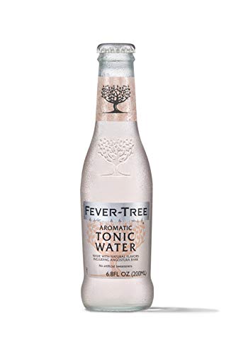 0898195001854 - FEVER-TREE AROMATIC TONIC WATER GLASS BOTTLES, NO ARTIFICIAL SWEETENERS, FLAVORINGS & PRESERVATIVES, 6.8 FL OZ (PACK OF 24)