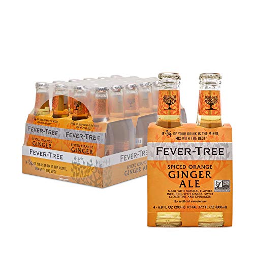 0898195001885 - FEVER-TREE SPICED ORANGE GINGER ALE, NO ARTIFICIAL SWEETENERS, FLAVOURINGS OR PRESERVATIVES, 6.8 FL OZ (PACK OF 24)