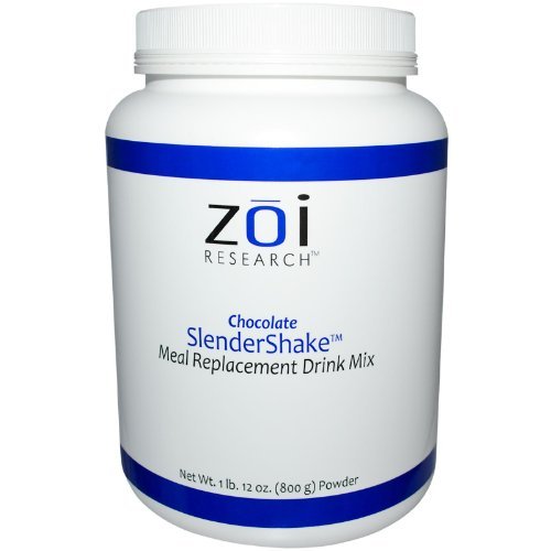 0898220002955 - ZOI RESEARCH, SLENDERSHAKE, MEAL REPLACEMENT DRINK MIX, CHOCOLATE, 1 LB 12 OZ (800 G)