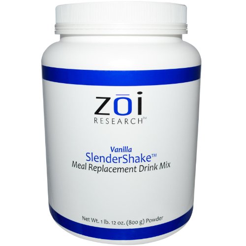 0898220002962 - ZOI RESEARCH, SLENDERSHAKE, MEAL REPLACEMENT DRINK MIX, VANILLA, 1 LB 12 OZ (800 G)