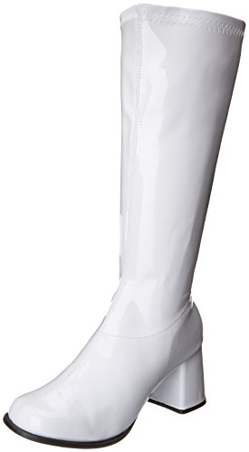 0898345000256 - ELLIE SHOES GOGO (GOLD) ADULT BOOTS: GOGO ADULT BOOTS - 7 WHITE #149646 - ACCESS