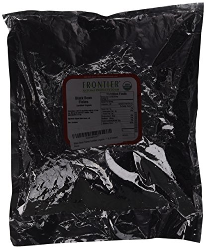 0089836027368 - BLACK BEAN FLAKES CERTIFIED ORGANIC - 1 LB,(FRONTIER)