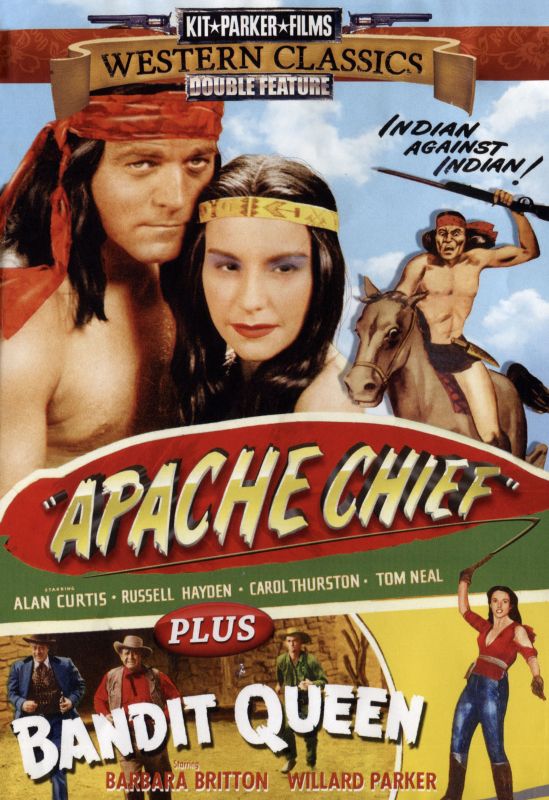0089859064722 - APACHE CHIEF & BANDIT QUEEN DOUBLE FEATURE (DVD)
