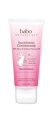 0899248002897 - BABO BOTANICALS SMOOTHING CONDITIONER, BERRY PRIMROSE, 6 OUNCE - NATURAL CONDITIONER, DETANGLES CURLS, ORGANIC INGREDIENTS