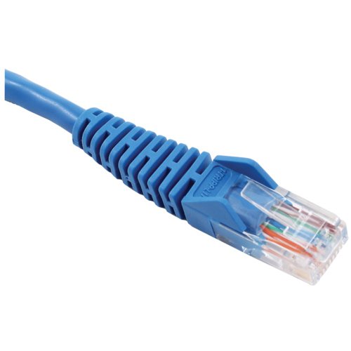 8992706106099 - 1 - CAT-5/5E PATCH CABLE (14-FT; BLUE), 14FT , SNAGLESS, N001-014-BL/N002014BLU