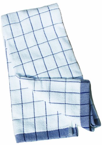 0899484002002 - E-CLOTH CLASSIC CHECK KITCHEN TOWEL, BLUE