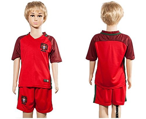 8997243437590 - 2016 POPULAR 2017 PORTUGAL HOME FOR CHILDREN KID YOUTH FOOTBALL SOCCER JERSEY IN RED