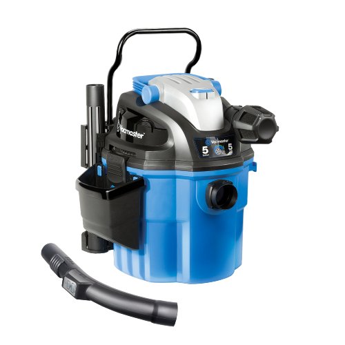 0899794001535 - VACMASTER VWM510 WALL MOUNT WET/DRY VACUUM POWERED BY INDUSTRIAL 2-STAGE MOTOR WITH REMOTE CONTROL, 5 GALLON, 5 PEAK HP