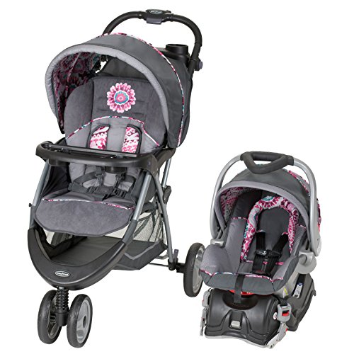 0090014018122 - BABY TREND EZ RIDE 5 TRAVEL SYSTEM, PAISLEY