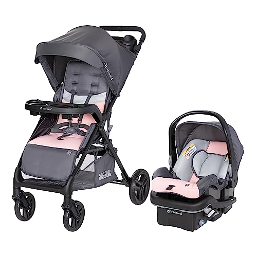 0090014035006 - BABY TREND PASSPORT CARRIAGE TRAVEL SYSTEM (WITH EZ-LIFT™ 35 PLUS), DASH PINK