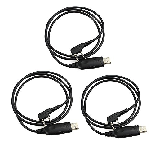 9010281911675 - DREAMWORTH 3 PACK USB PROGRAMMING CABLE FOR BAOFENG UV-5R/ WOUXUN UVD1P/ UV6D TWO WAY RADIO WITH DRIVER CD