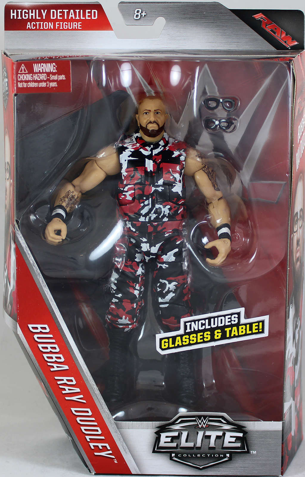 0090125260823 - BUBBA RAY DUDLEY - WWE ELITE 45 TOY WRESTLING ACTION FIGURE