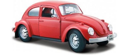 0090159319269 - 1973 VOLKSWAGEN VW BEETLE RED 1:24 DIECAST MODEL CAR