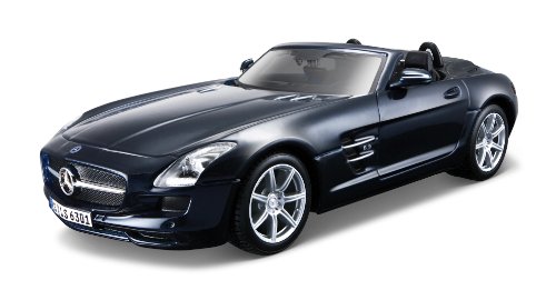 0090159392781 - MAISTO 1:24 SCALE ASSEMBLY LINE MERCEDES-BENZ SLS AMG ROADSTER DIECAST MODEL KIT (COLORS MAY VARY)