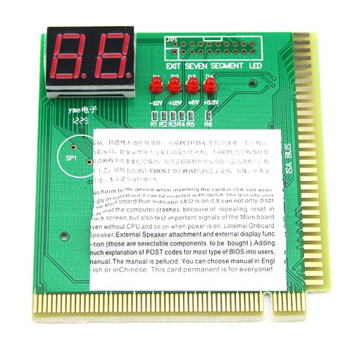 0901750928036 - PC PCI/ISA MB DIAGNOSTIC CARD ANALYZER TESTER POST NEW