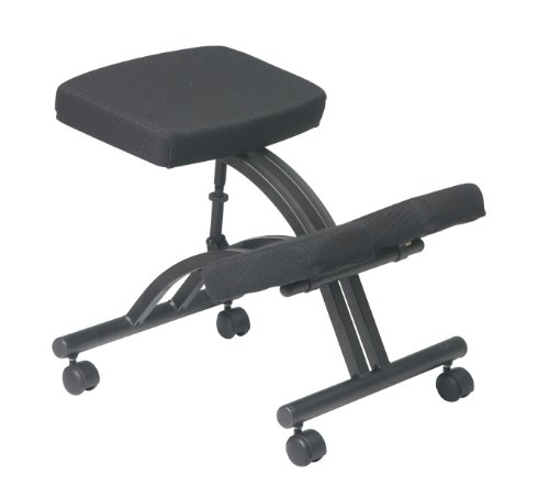 0090234194828 - WORK SMART ERGONOMICALLY DESIGNED KNEE CHAIR WITH CASTERS AND MEMORY FOAM