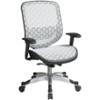 0090234255185 - OFFICE STAR WHITE DURAGRID SEAT & BACK OFFICE CHAIR