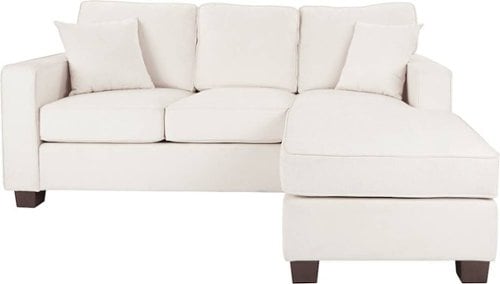 0090234471721 - AVESIX - RUSSELL L-SHAPE SECTIONAL SOFA - WHITE