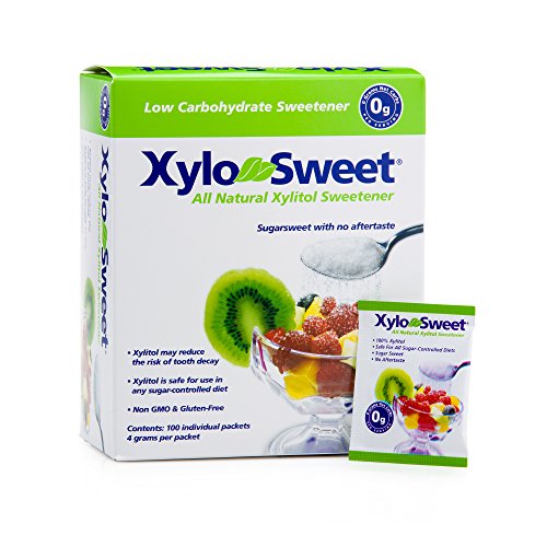 9024716551329 - XLEAR XYLOSWEET NON-GMO XYLITOL NATURAL SWEETENER, GRANULES, 4 GRAM SACHETS, 100CT