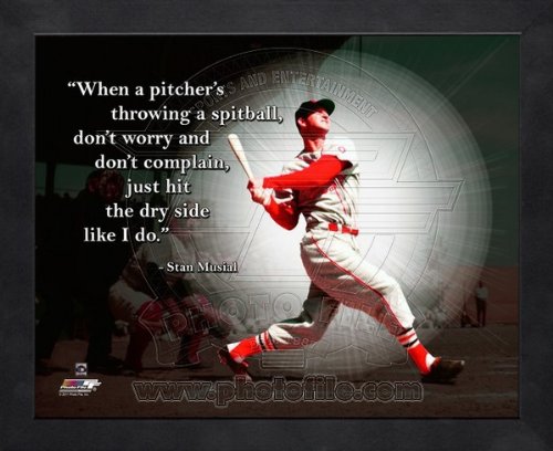 0000903630328 - STAN MUSIAL ST. LOUIS CARDINALS PRO QUOTES FRAMED 8X10 PHOTO