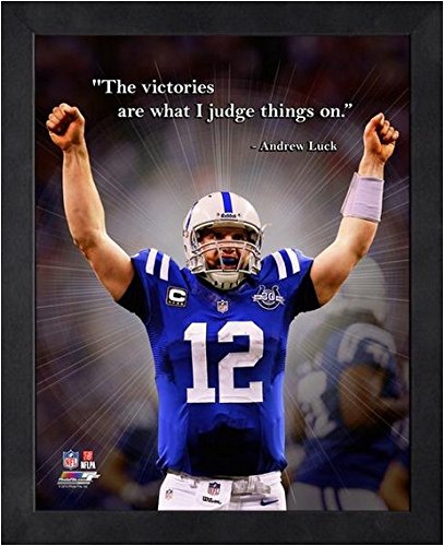 0903630545135 - ANDREW LUCK INDIANAPOLIS COLTS NFL PROQUOTES® PHOTO (SIZE: 9 X 11) FRAMED