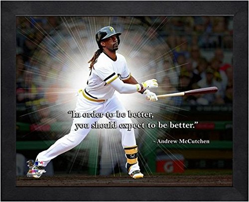 0903630574708 - ANDREW MCCUTCHEN PITTSBURGH PIRATES MLB PROQUOTES® PHOTO (SIZE: 9 X 11) FRAMED