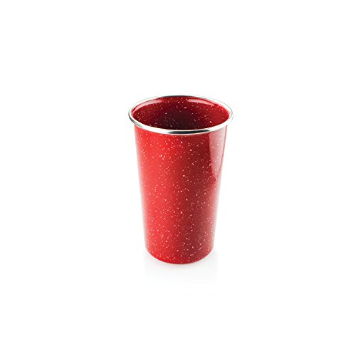0090497042010 - GSI OUTDOORS PIONEER CAMP PINT GLASS (RED)