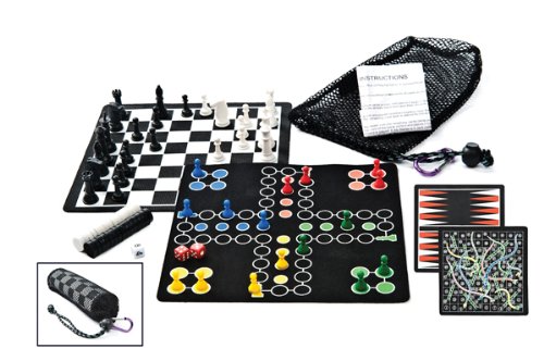 0090497999604 - GSI OUTDOORS 99960 ROLL-UP FIVE-IN-ONE GAME SET